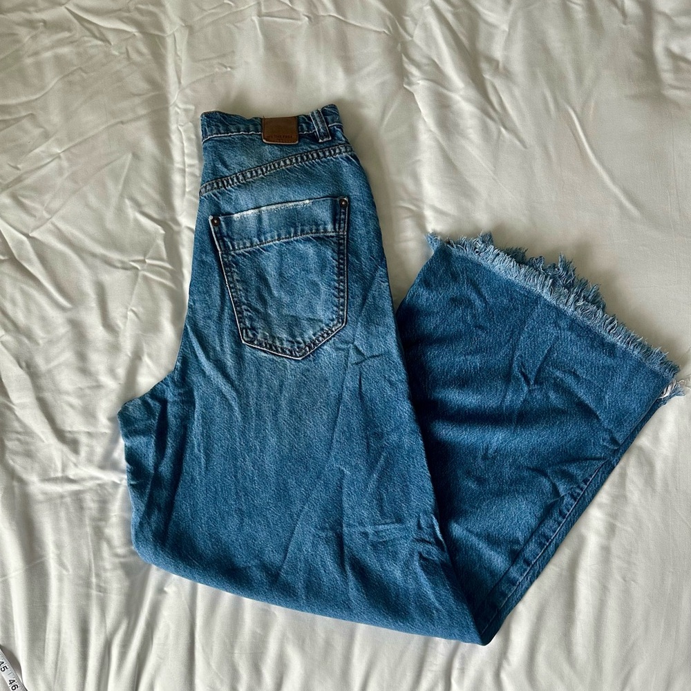 Free People Denim Wide-Leg Jeans